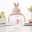 Rabbit Baby Feeding Cup with a Straw BPA Free Children Feeding Drinking Handle Water Bottles Training Cup For Milk For Kids and baby