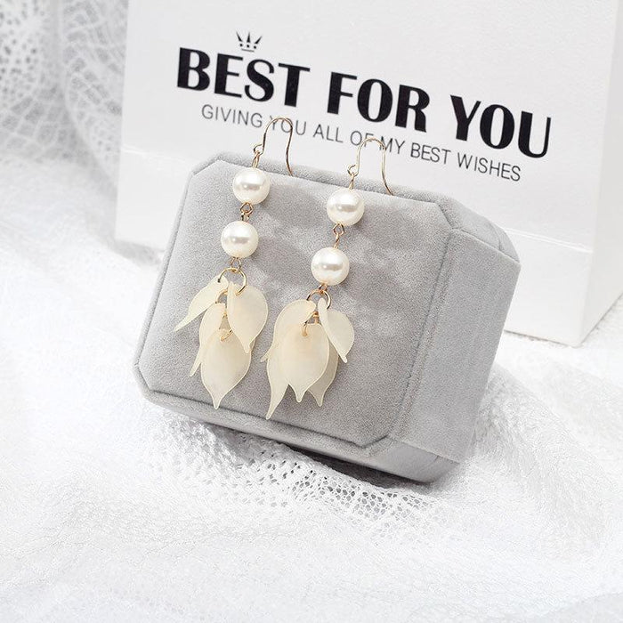 New Flower Handmade Bohemia Boho Earrings Women Fashion Long Hanging Earrings Crystal Female Jewelry Set