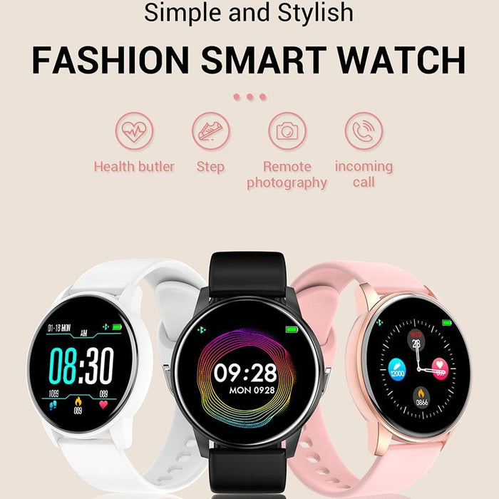 New Smart Unsiex Luxury Watch For Men and Women With 1.3 Color Screen and Heart Rate Blood Pressure For Sport Multifunctional Waterproof Smartwatch