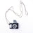 Interesting Flash Camera Necklaces Music Pendant Luminous Necklace Retro Small Camera Necklace With Flash For  Men and Women