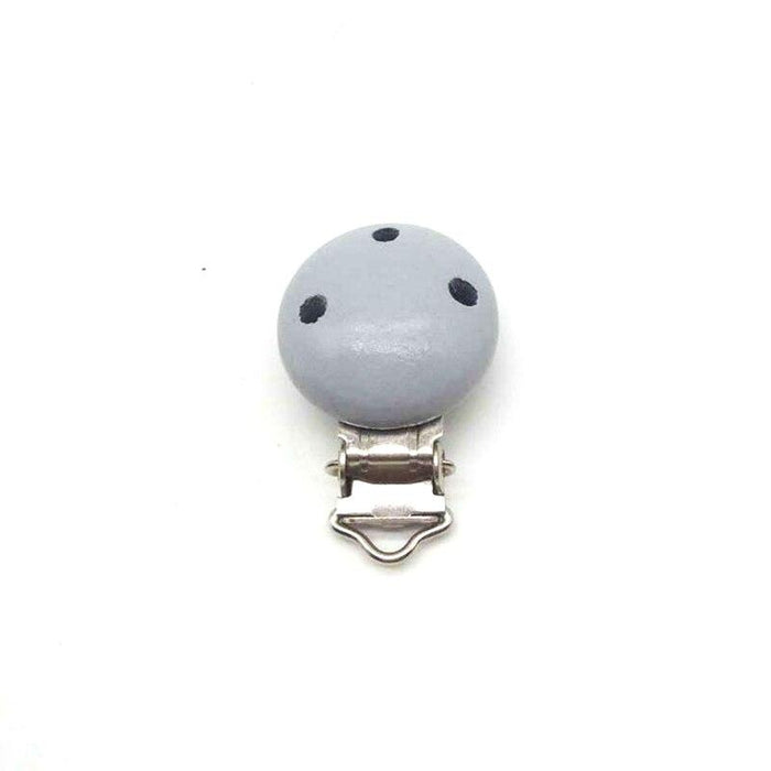 Wooden Baby Children Pacifier Holder Clip Infant Cute Round Nipple Clasps For Baby Product