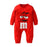 Newborn Baby Rompers Pajama Cotton Cute Letter I Love Daddy and Mummy Long Sleeve rompers Clothes For Baby Kids