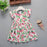 Baby Summer New Children Female Cotton A-Line Dress Kids Clothes Floral Princess Tutu Dresses For Girls