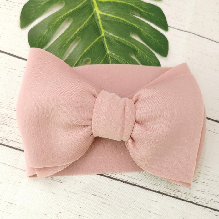 Modern Luxury Big Puff Bow Baby Girl Headbands for Girls Baby Turban Headband For Girls Baby