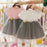 Fashion Modern New Spring Toddler Kids Baby Girls Patchwork Tulle Casual  Princess Dress For Girls