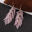 New Flower Handmade Bohemia Boho Earrings Women Fashion Long Hanging Earrings Crystal Female Jewelry Set