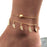 Heart Bohemian Silver Color Anklet Bracelet Heart shape Female Anklets foot Jewelery Style 2020