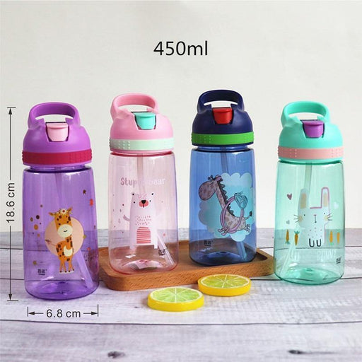 Baby Bottle Infant Newborn Cup Children Learn Feeding Drinking Bottle Kids Straw Juice Water Bottles For Kids