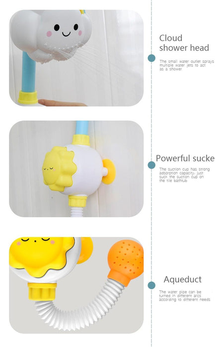 Modern Shower Toy For Kids Baby Water Game Clouds Model Faucet Shower Water Spray Toy For Children Squirting Sprinkler For Kids