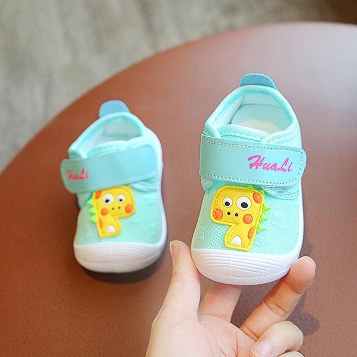 Unisex Infant First Walkers Shoes With Funny Big Eyes Pattern Baby Boy Casual Toddler Girl Non-slip Shoe