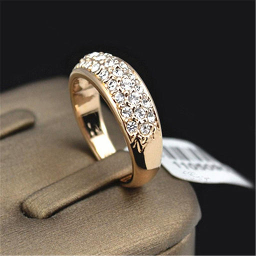 Engagement Luxury Wedding Ring Fashion Popular Elegant Rose Gold Zirconia Epic Women's Ring Party Charm Accessories Lover Gift