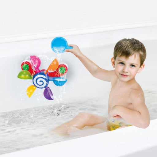 Baby Bath Toys Kids Bathroom Bathtub Bathing Toy Scoop Water Windmill Waterwheel Kids fun