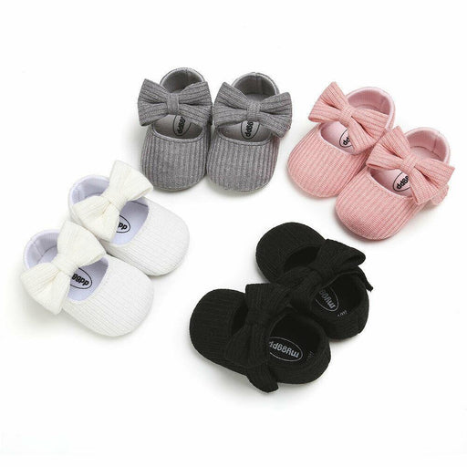 Baby Girl Princess Shoes Newborn Girls Bowknot Soft Bottom Casual Prewalkers For Baby Girl Shoes 0-18Months