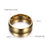 Great Stainless Steel One Ring of Power Elegant Gold Color Wedding Ring Modern Lovers Women Men Fashion Jewelry