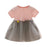 Fashion Modern New Spring Toddler Kids Baby Girls Patchwork Tulle Casual  Princess Dress For Girls