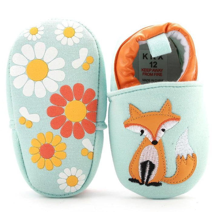 Kid Girls Boy First Walkers Soft Infant Toddler Shoe Cute Flower Footwear For Newborns Baby Shoes