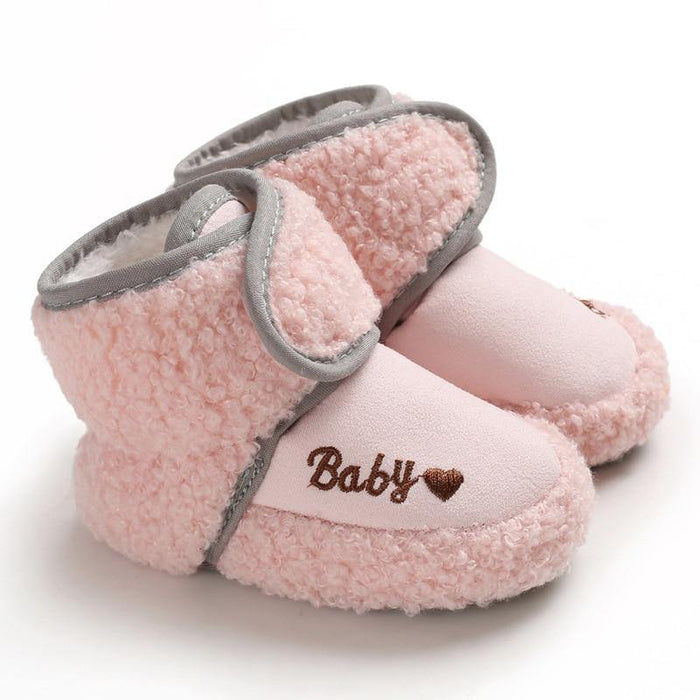 Newborn Soft Baby Boys Girls Toddler Shoes Comfortable Bottom Infant Shoes Warm Snow Boots