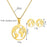 Modern Gold World Map  Necklaces & Pendants Dainty For Women and Girls Jewelry Cool Design And Excellent Gift