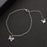 Heart Bohemian Silver Color Anklet Bracelet Heart shape Female Anklets foot Jewelery Style 2020