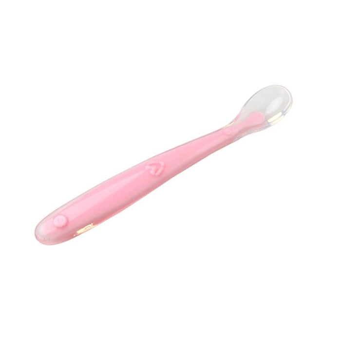 New Baby Soft Silicone Spoon Temperature Sensing Spoon Children Food Baby Feeding Tools Unique Design Perfect For Parents