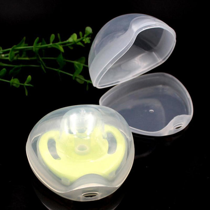 Portable Infant Newborn Baby Pacifier Case Box Nipple Shield Case Pacifier Holder Storage Box For Baby Pacifier