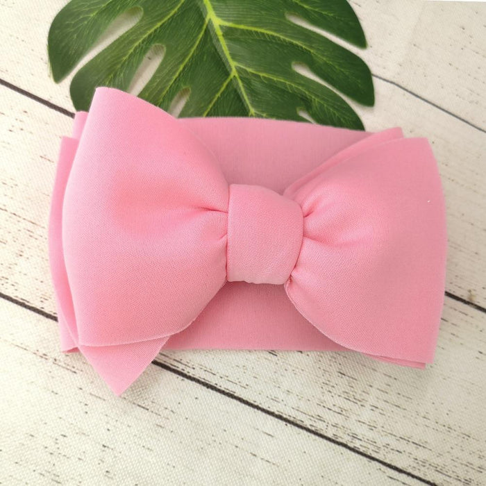 Modern Luxury Big Puff Bow Baby Girl Headbands for Girls Baby Turban Headband For Girls Baby