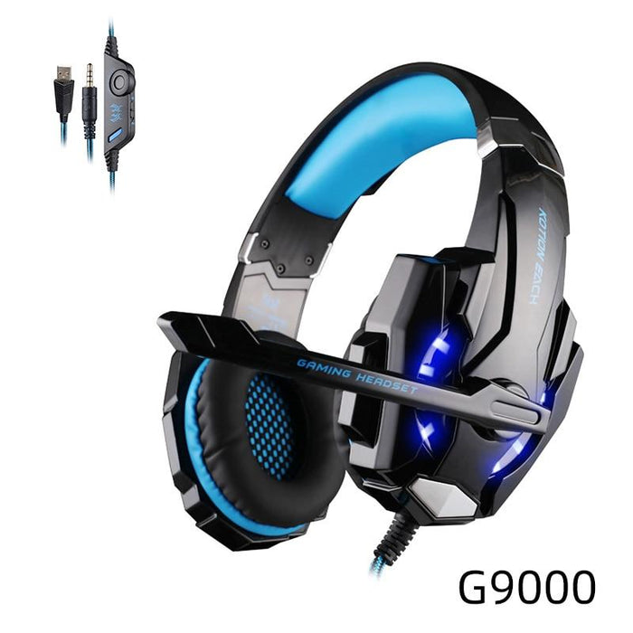 Modern Luxury Gaming STEVVEX Headset over-ear Game Earphones Wired gaming headset microphone Deep bass stereo headphones for PC and GAming