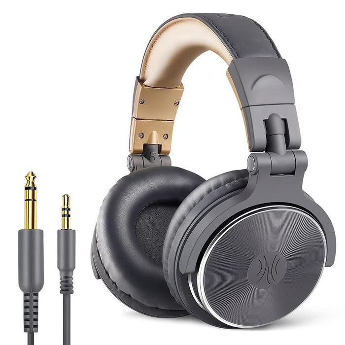 Studio ProffesionalDJ  Headphones Dynamic Stereo DJ Headphone With Microphone HIFI Wired Headset Monitoring For Music Phone