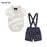 Luxury Modern Outfit Autumn Fashion Baby Boys Gentleman Bow Tie Rompers Pants Suit Baby Set For Celebrations