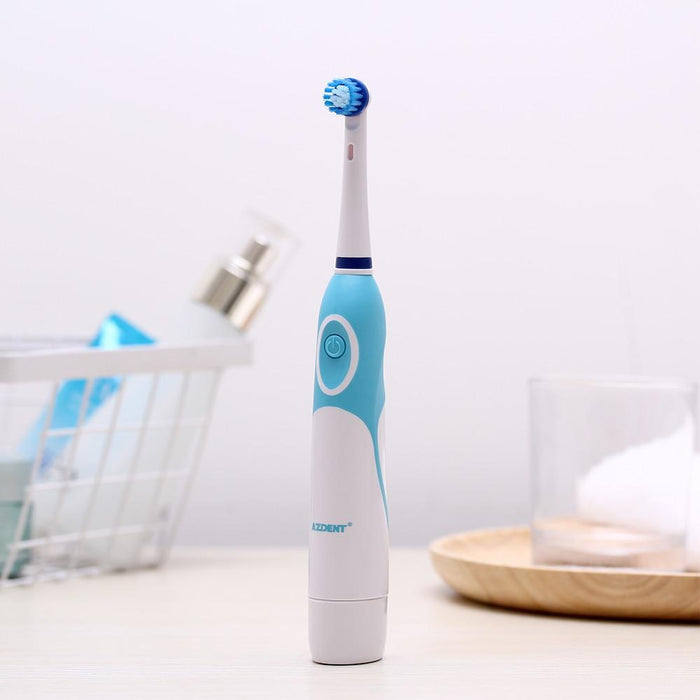 Modern  Rotation Proffesional Electric Toothbrush with 4 & 8 Replacement Heads Deep Clean Battery Operated Tooth Brush Teeth Whitening Teethbrush For Adults