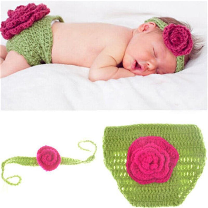 New Knitting Baby Hat Newborn Photography Props Cute Children Pajamas Set For Girls And Boys In Modern New Design