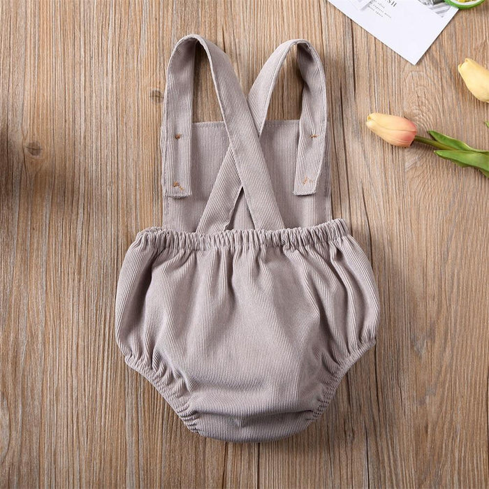 Baby Summer Clothing Newborn Infant Baby Boy/Girls Bodysuit Jumpsuit Backless Outfits For Girls