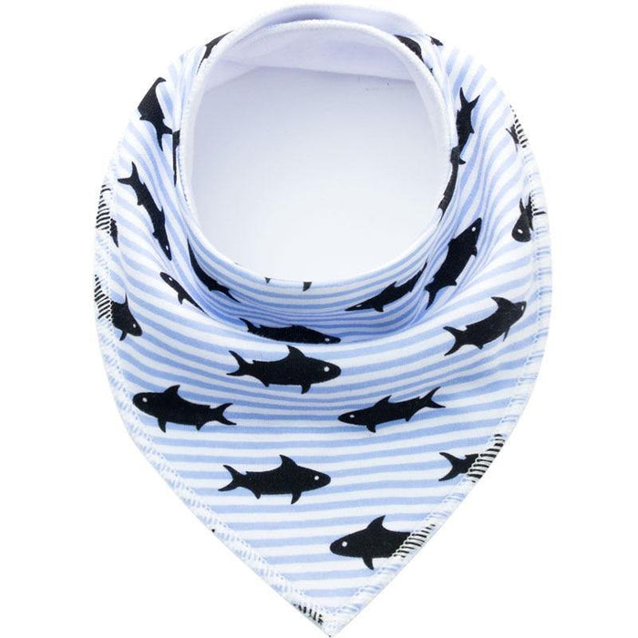 Baby Bibs Triangle scarf Cotton Cartoon Child Bandana Bib Dribble Bibs Newborn BIb for Kids