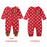 My First Christmas Baby Boy Girl Rompers Newborn Infant Baby Cartoon Deer Red Jumpsuit 0-18M For Girls and Boys For Christmas