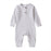 Infant Baby Boy Girl Cotton Romper Knitted Ribbed Jumpsuit Solid Clothes Warm Outfit For Kids