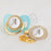 Luxury Modern Diamond Pacifier and Chain Gold Set With Initials Letter White Elegant A Beautiful Pacifier and Pacifier lip