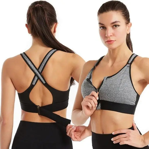 Adjustable Woman Modern Sports Bra Sportswear Crop Top Belt Zipper Yoga Running Comfortable Bras Push Up Gym Equipment - STEVVEX Sport - 728, adjustable bra, adjustable bras, adjustable sport bras, gym bra, gym bras, Gym equipment, gym sport bra, Sportwear, woman, woman bra, woman bras, woman equipment, woman gym equipment, woman sport bra, woman sport bras - Stevvex.com