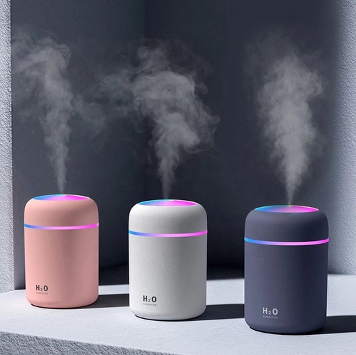 Modern Mini Portable Humidifier Aroma Oil Diffuser With Two Spraying Modes and Automatic Off Function In Several Modern Colors