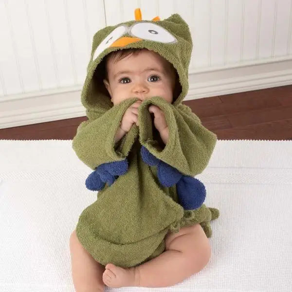 Baby Cute Mini Cartoon Bathrobes Soft Comfortable Bathrobe Warm Bath Towel For Babies Infants Beach Indoor Towel