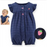 Baby Girl Clothes One-Piece Jumpsuits Baby Clothing Cotton Short Romper Infant Girl Clothes - STEVVEX Baby - baby, baby birthday gifts, baby clothes, baby clothing, baby gifts, baby girl jumpsuits, baby girl rompers, baby items, baby products, baby rompers, baby summer rompers, gifts for newborn - Stevvex.com