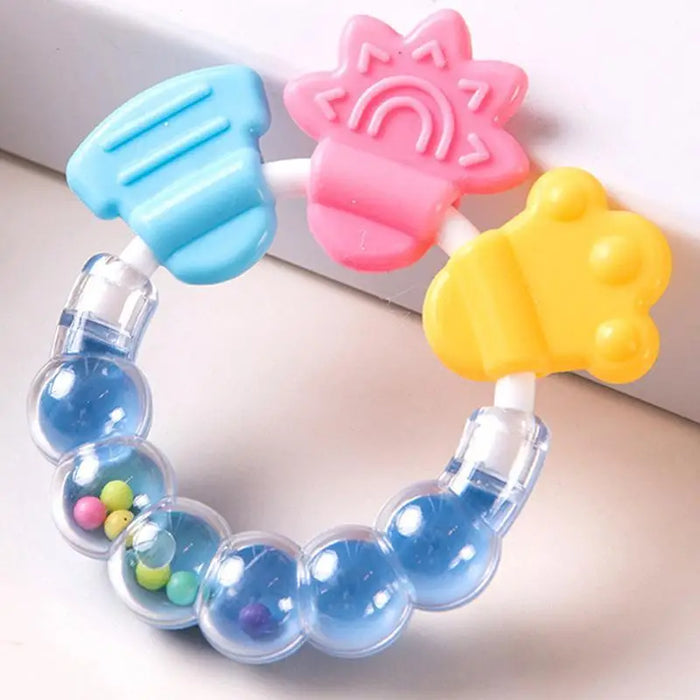 Baby Teether Toys Toddle Safe Banana Teething Ring Silicone Chew Dental Care Toothbrush Nursing Beads Gift For Infant - STEVVEX Baby - baby care, baby dental care, baby dental care product, baby gifts, baby items, baby products, baby teether, baby teething, gifts for new born, gifts for new parents, silicon teether, teether - Stevvex.com