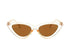 Luxury Modern Cat Eye  Fashion Retro Classic Lady and Woman Sunglasses With Triange Frame  With UV 400 Protection