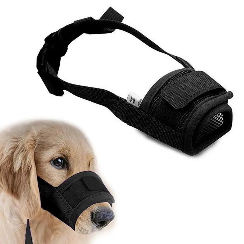 Black Breathable Anti Barking Adjustable Dog Muzzle Nylon Straps Anti Biting Dog Muzzles Cool Pets Accessories - STEVVEX Pet - 727, adjustable dog muzzles, adjustable pet muzzle, anti barking dog muzzle, anti biting muzzle, black dog muzzle, black pet muzzle, breathable muzzle, classic dog muzzle, dog accessories, dog muzzles, muzzles, muzzles for dog, nylon strap muzzle for dog, pet accessories, pet mouth muzzles, soft muzzle, soft pet muzzle - Stevvex.com