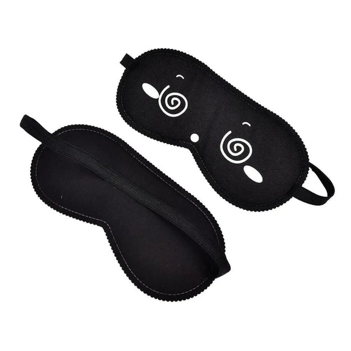 Black Lightweight Sleeping Travel Eye Mask Nap Sleep Eye Patch Comfortable Elegant Sleep Eye Mask Design Blindfold