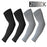 4 Pairs Unisex Cooling Arm Sleeves Cover Cycling Running UV Sun Protection Outdoor Men Nylon Cool Arm Sleeves for Hide Tattoos