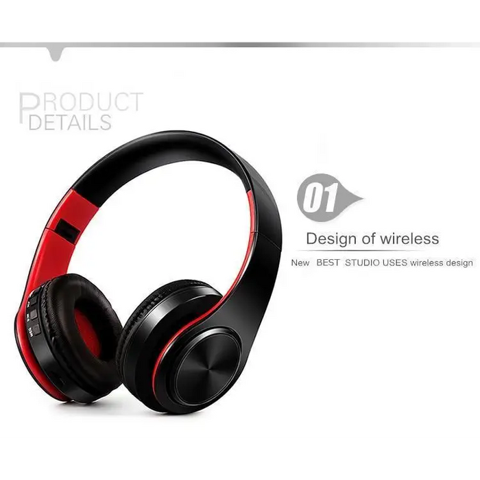 Bluetooth Foldable Earphone Unique Wireless Stereo Headphones Sport Earphone With Microphone Modern Music Headphones