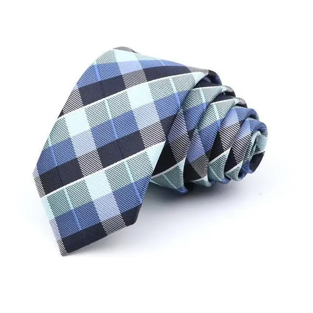 Casual Skinny Men Ties Fashion Polyester Comfortable Striped Necktie Business Design Formal Slim Office Necktie For Men