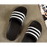 Casual Summer Modern Design Men Slippers Soft Black White Stripes Pattern Flip Flops Casual Summer Outdoor Slides