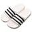 Casual Summer Modern Design Men Slippers Soft Black White Stripes Pattern Flip Flops Casual Summer Outdoor Slides