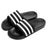 Casual Summer Modern Design Men Slippers Soft Black White Stripes Pattern Flip Flops Casual Summer Outdoor Slides